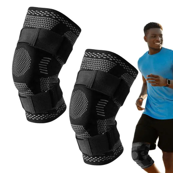 Breathable Knee Support Compression Sleeve Set